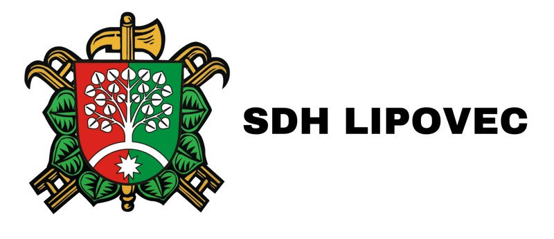 Znak Sboru dobrovolných hasičů Lipovec s nápisem SDH Lipovec