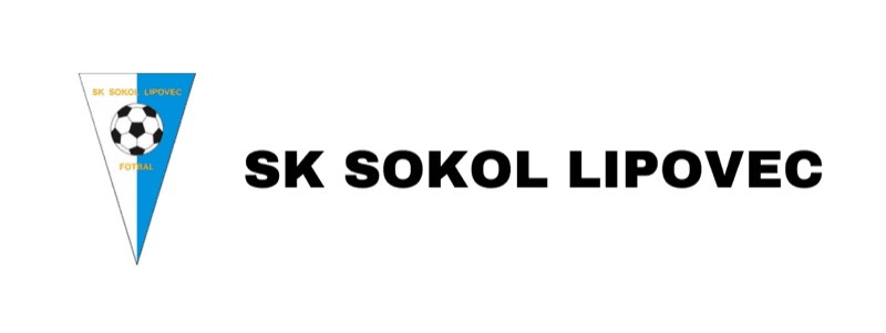 Vlajka fotbalového klubu s nápisem SK Sokol Lipovec