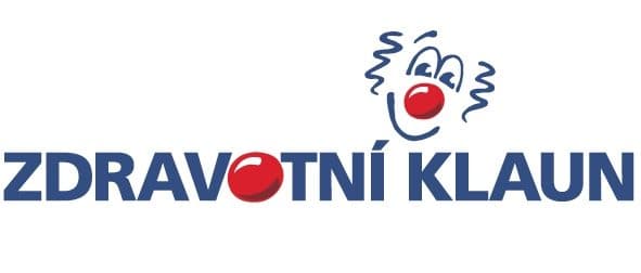 Logo organizace Zdravotní klaun s kresbou klauna